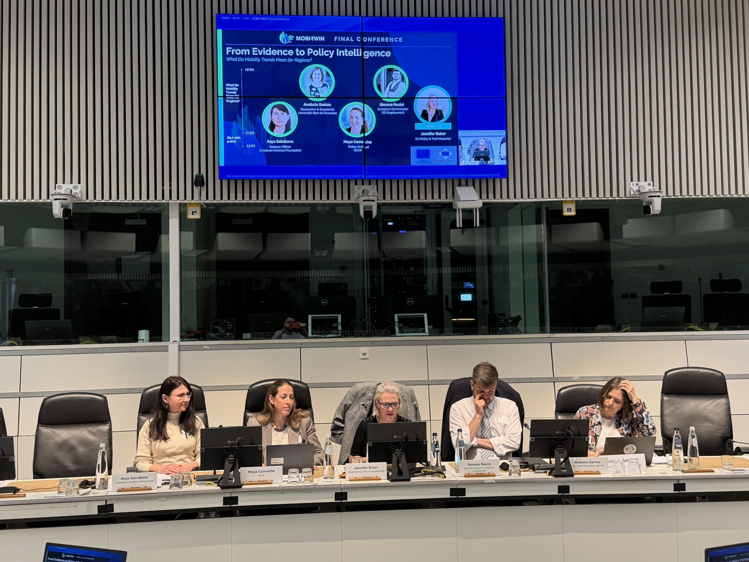 MOBI-TWIN Final Conference - From Evidence to Policy Intelligence panel